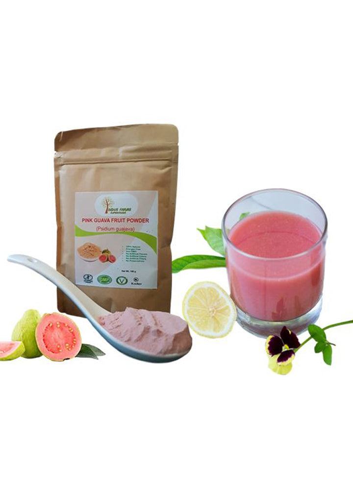 Pink guava fruit powder - Indusfarms
