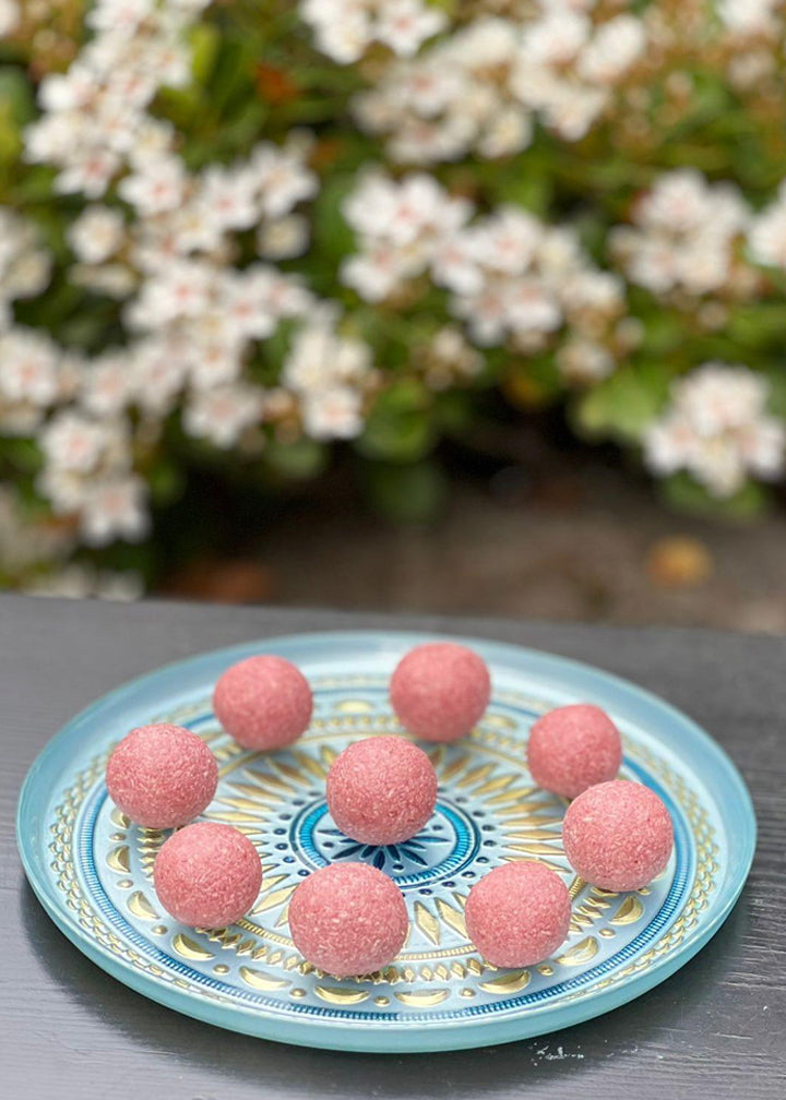 Rose petal powder balls- Indusfarms