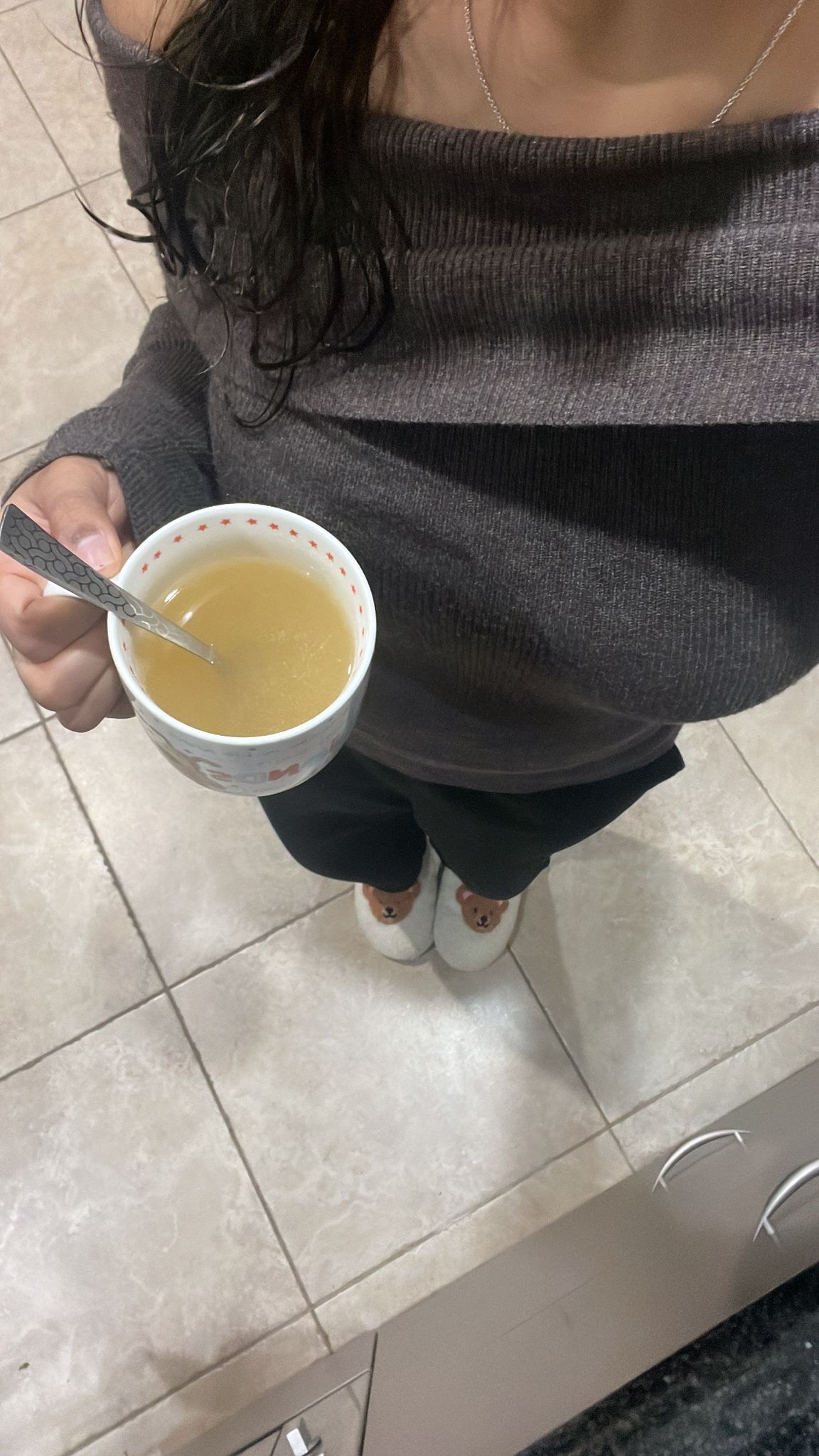Amla tea in a glass amla freeze dried powder