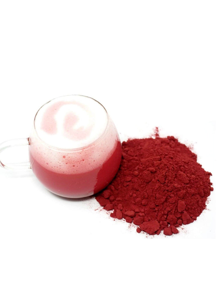 Beet latte with powder - Indusfarms