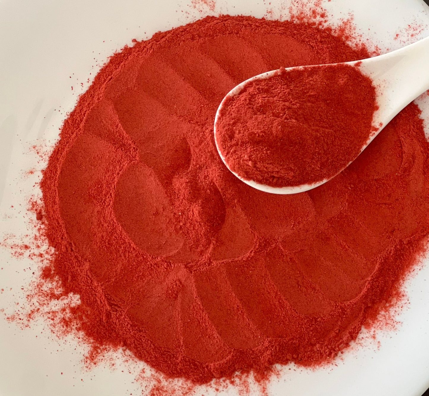 Bulk freeze dried fruit powder for food manufacturing