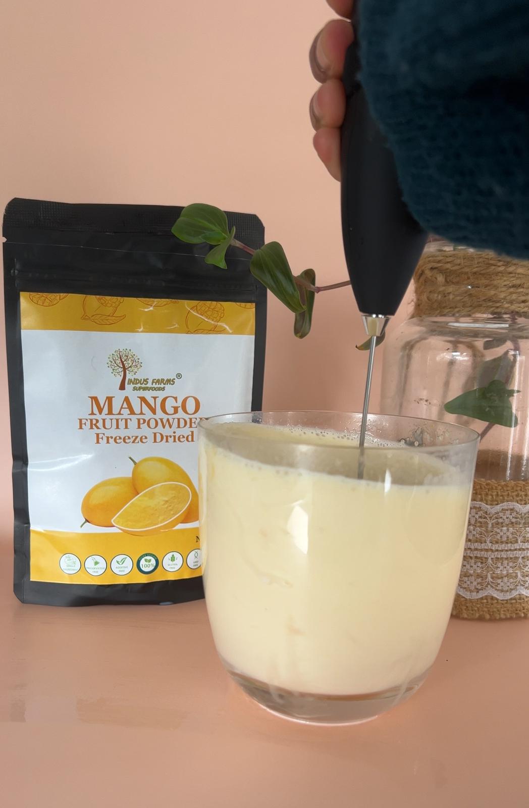 Mango smoothie easy quick convenient