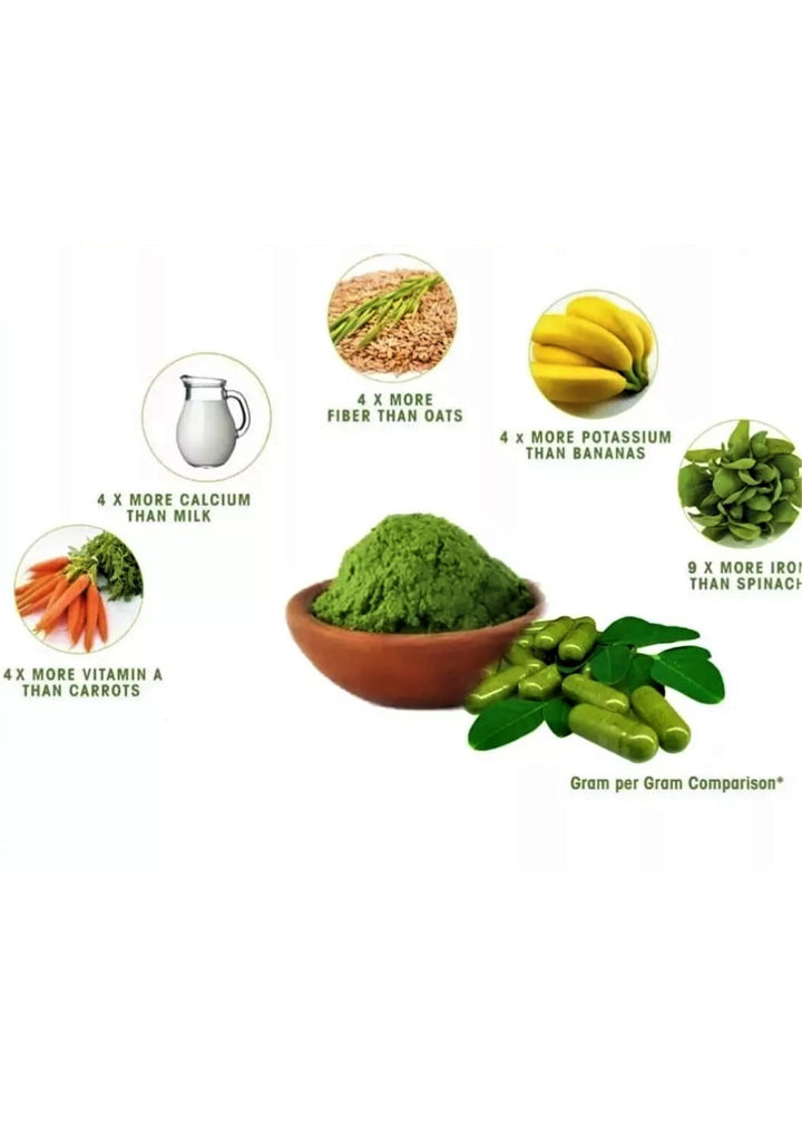 Organic Moringa Capsules- Indusfarms