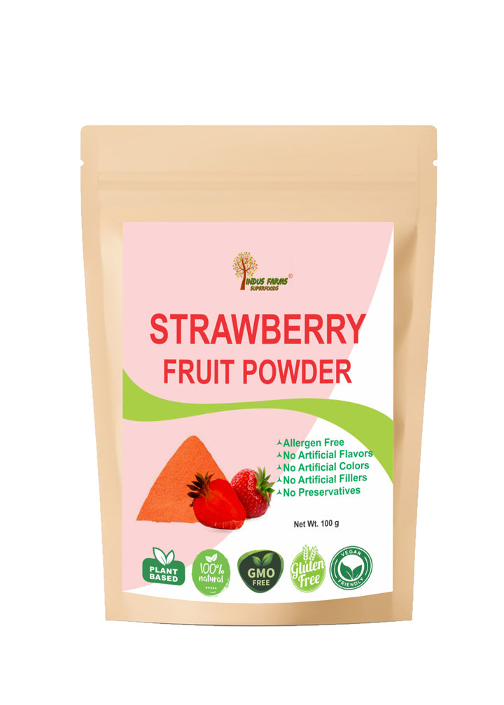 Strawberry fruit powder - Indusfarms