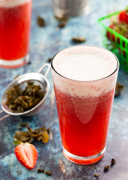 Strawberry fruit powder drink- Indusfarms