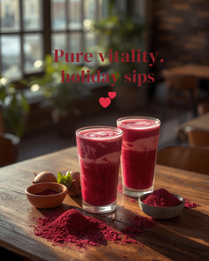 Beetroot Juice Powder – Beverage Mix, Baking Ingredient, No Artificial Colour or Flavours