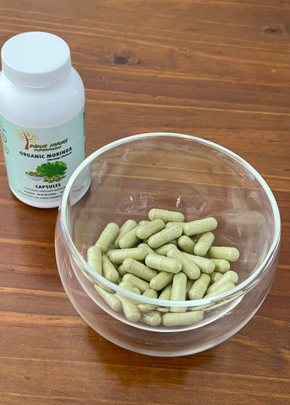 Organic Moringa Capsules- Indusfarms
