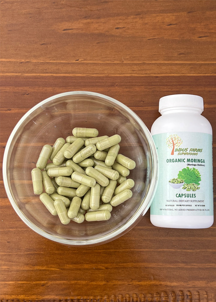 Organic Moringa Capsules- Indusfarms
