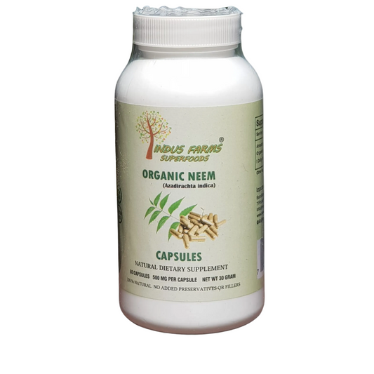 Indus Farms Superfoods Organic Neem capsules 