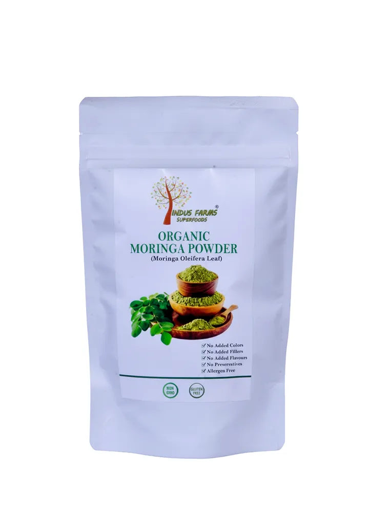 Organic Moringa Leaf Powder Vegan GMO-Free Herbal