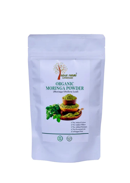 Organic Moringa Leaf Powder Vegan GMO-Free Herbal