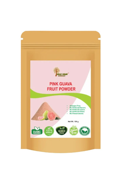 Pink Guava Fruit Powder – Beverage Flavouring & Exotic Flavour for Smoothies, Desserts, Drinks & Ice Cream