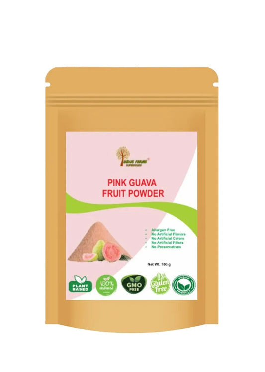 Pink Guava Fruit Powder – Beverage Flavouring & Exotic Flavour for Smoothies, Desserts, Drinks & Ice Cream