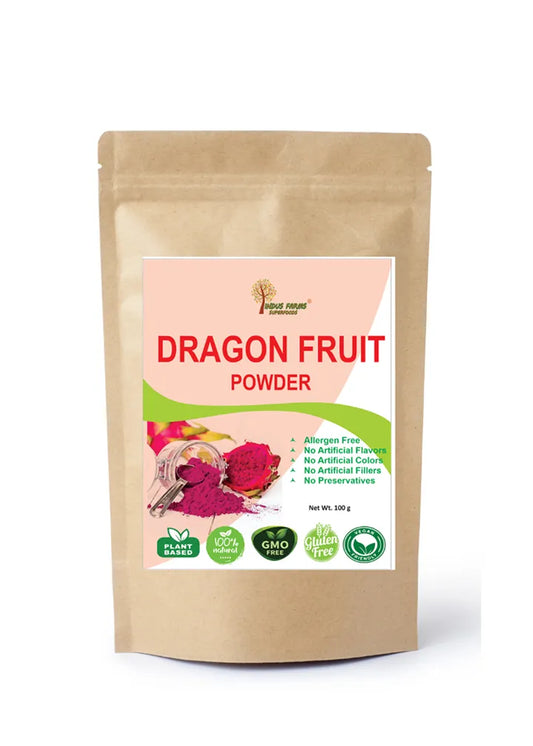 Red Dragon Fruit Powder – Vibrant Pink Pitaya Powder, Superfruit, NON-GMO, Gluten-Free, Vegan