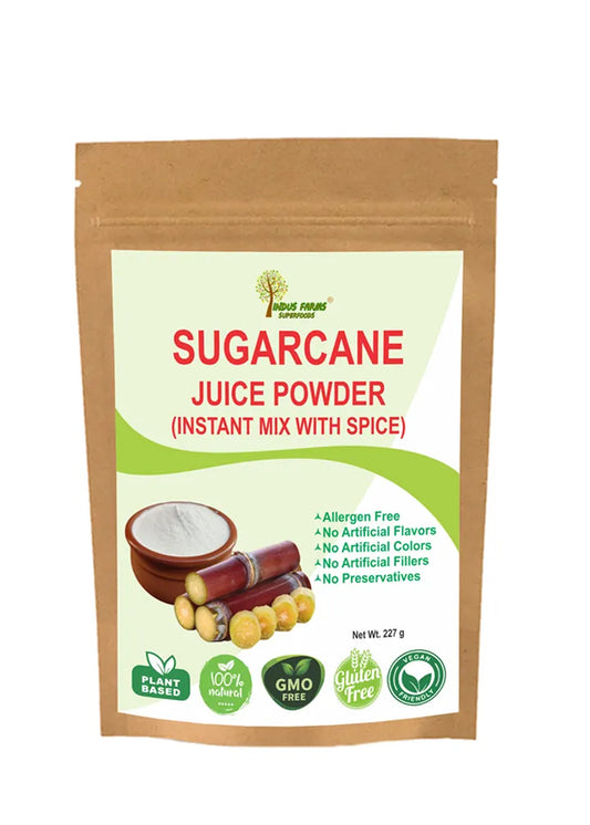 Sugarcane Juice Powder Spice Mix Vegan No added sugar- Instant Energy Drink