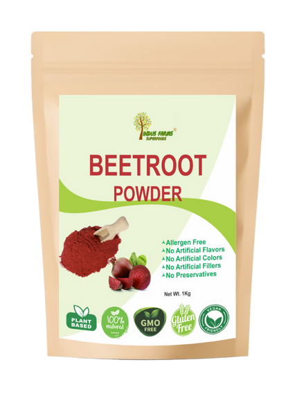 Beetroot powder - 1kg, natural, GMO-free, wholesale, food color, baker - Indusfarms