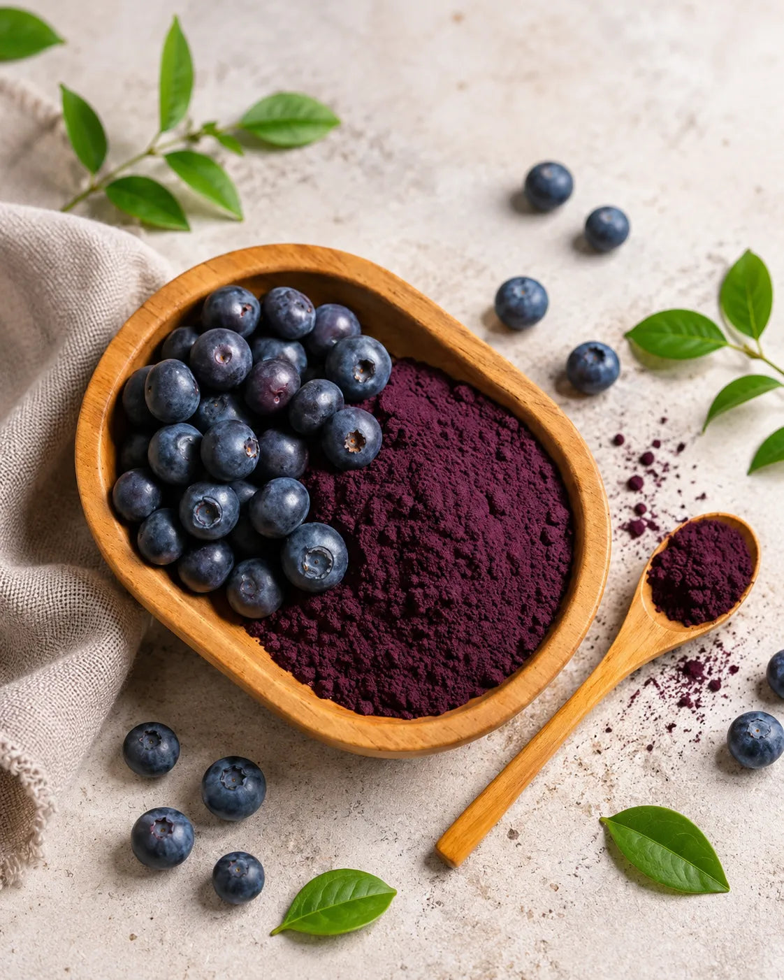 blue berries powder pure natural freeze dried