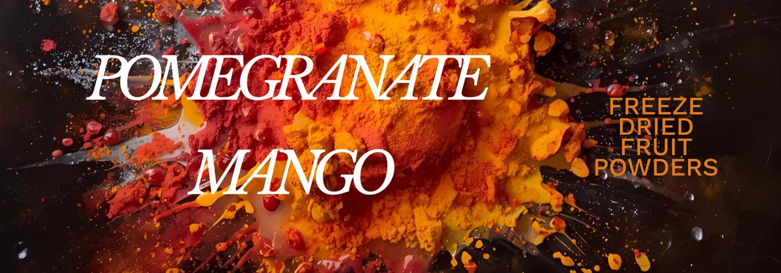 Pomegranate Mango freeze-dried fruit powder retail and bulk 