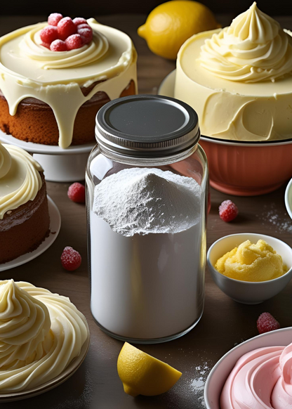 Lemon Juice Powder – Natural Ingredient for Baking, Beverages, Hydration, Flavouring, Cooking, Seasoning & Sports Supplements