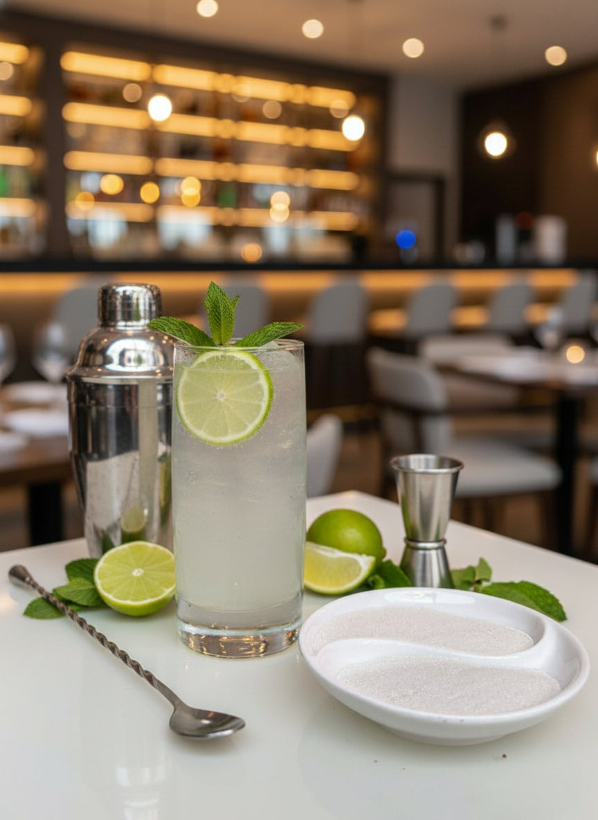 Lime juice powder for flavouring mix drinks