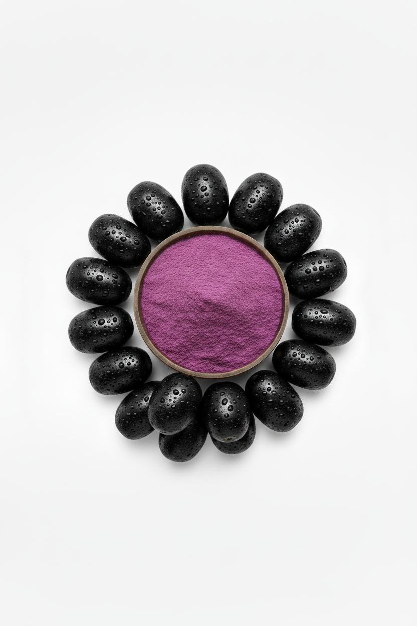 purple java plum powder jamun