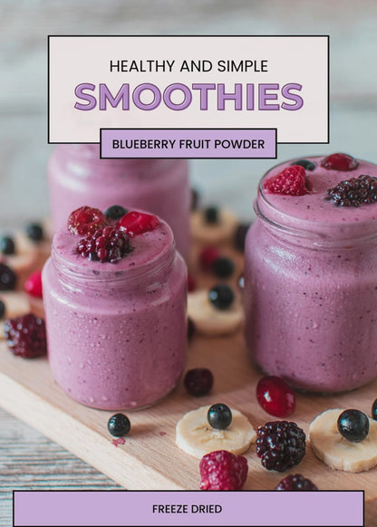 Blueberry smoothies