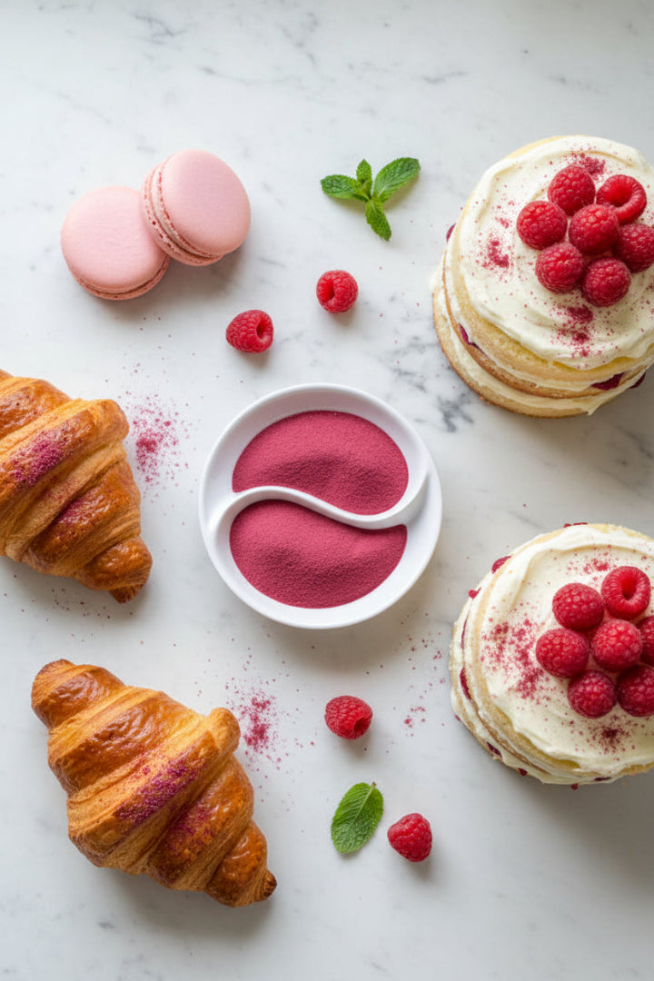 raspberry fruit powder used in jams, baking